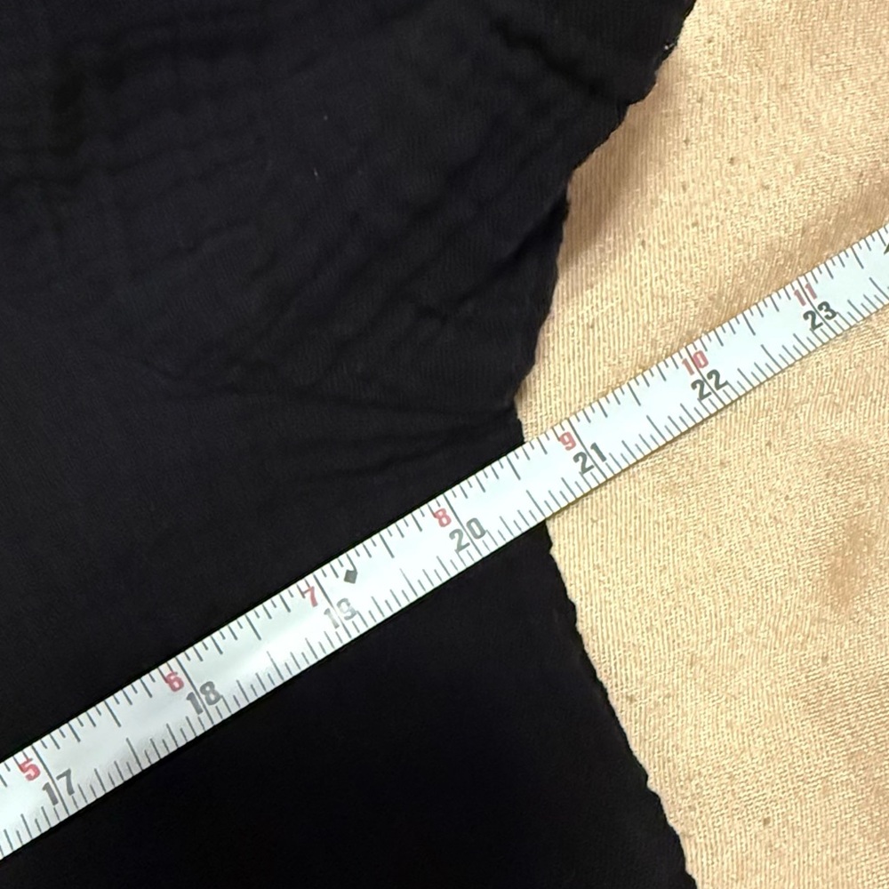 Eileen Fisher Black Gauze Short Sleeve Jumpsuit // Petite Large - Picture 5 of 9